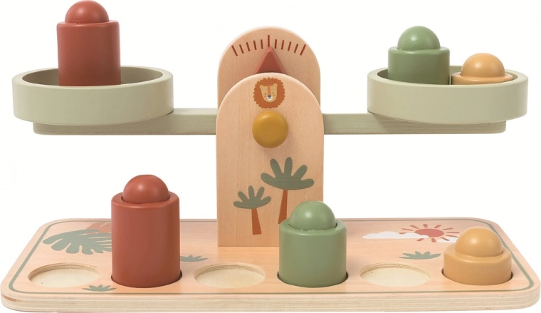 Beruhigendes Pastell-Design mit Safari-Motiv