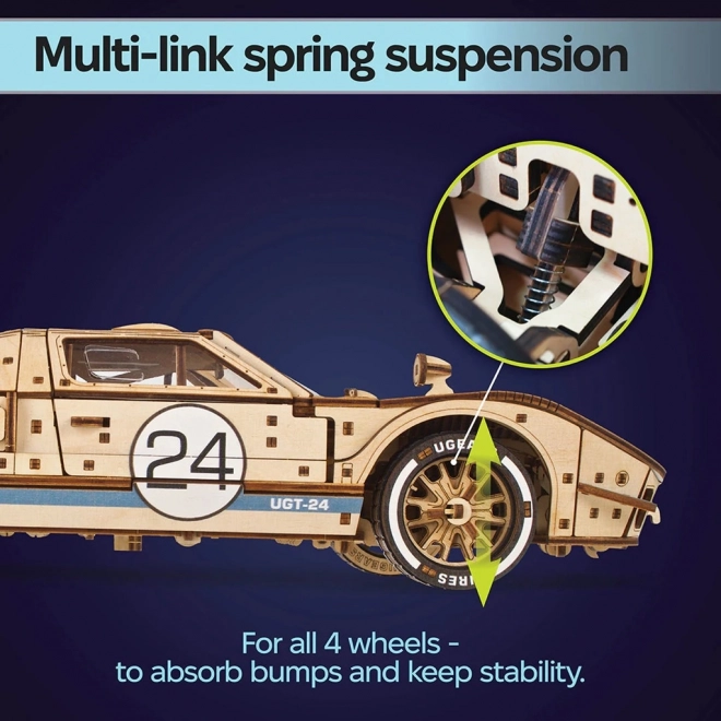 Ugears 3D Holzmechanikpuzzle Endurance Racer
