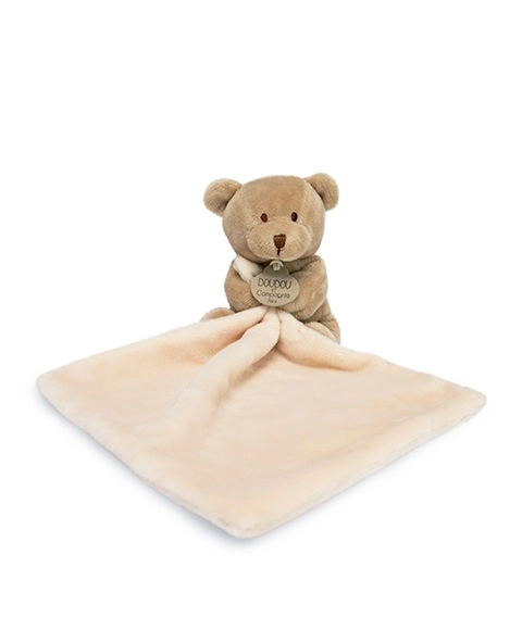 Doudou Geschenkset - Teddybär mit Schmusetuch 10 cm