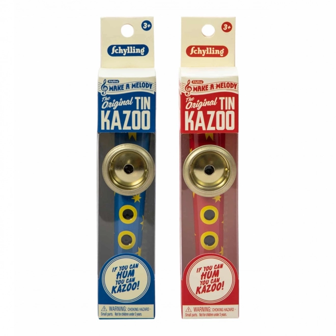 Schylling Klassisches Blech-Kazoo Blau