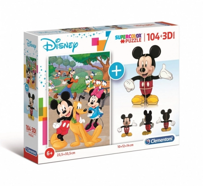 Mickey Mouse Puzzle und 3D Modell