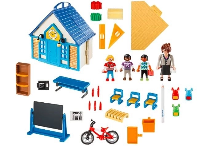 City Life Tragbare Schule Spielfiguren Set