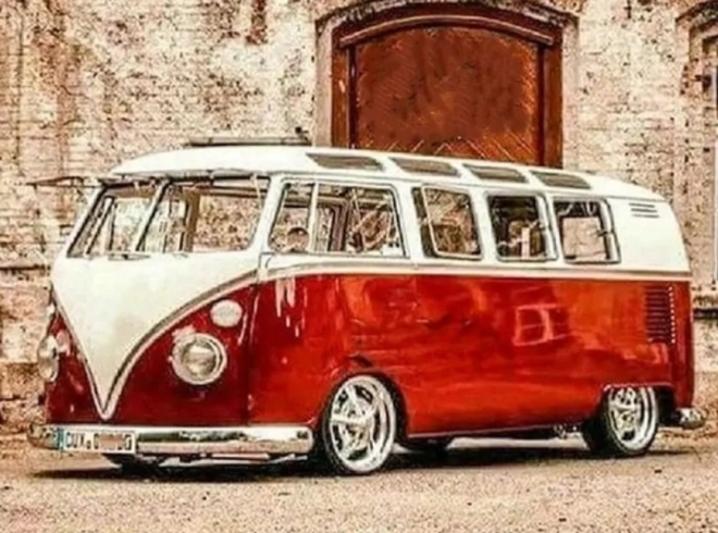 Diamantmalerei Roter Volkswagen