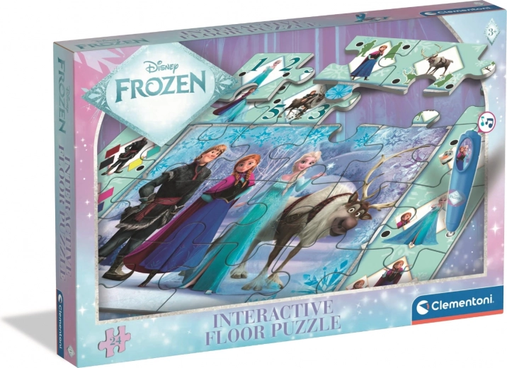 Bodenpuzzle mit interaktivem Stift Die Eiskönigin 24 Teile