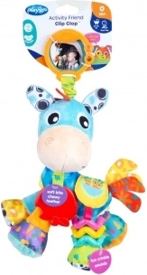 Playgro Pferdchen Klusáček – hängendes sensorisches Spielzeug mit Beißring