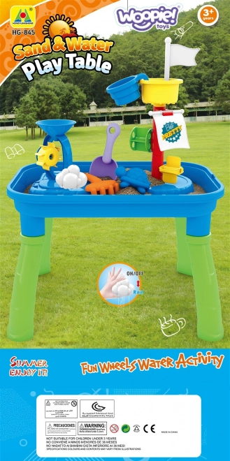 Woopie Spieltisch Wasserspielzeug Piratenschiff