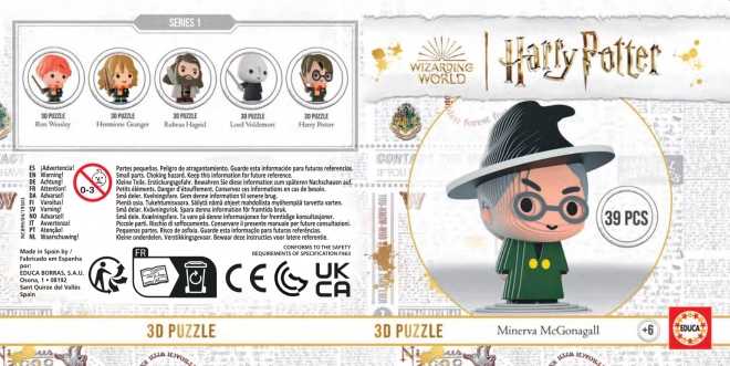 3D Puzzle Harry Potter: Professor McGonagall