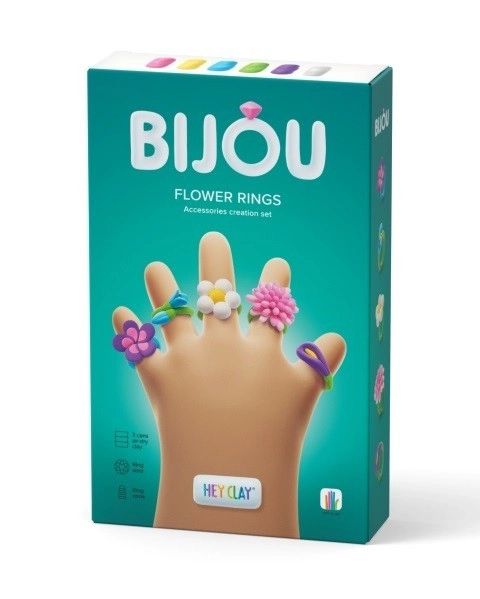 Hey Clay Bijou Blumige Ringe