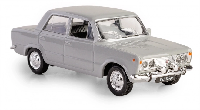 Klassiker des PRL: Fiat 125p in Aschgrau
