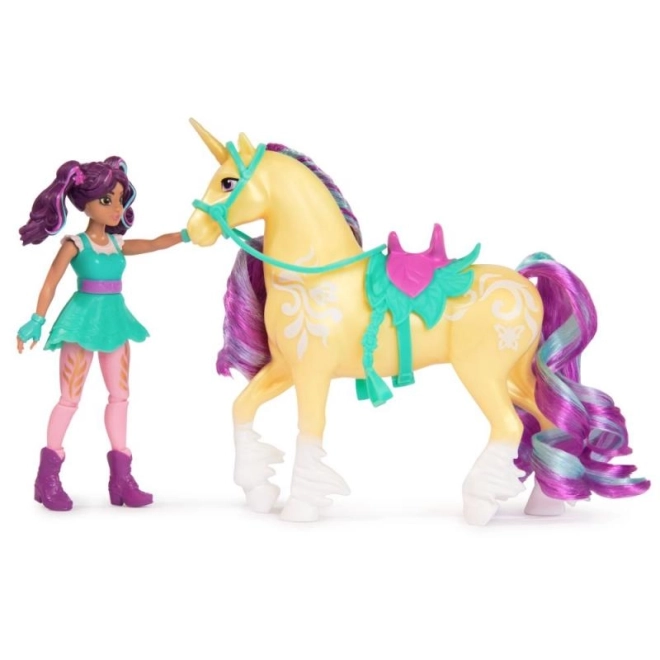 Unicorn Academy Spielfigur Set Ava und Blatt