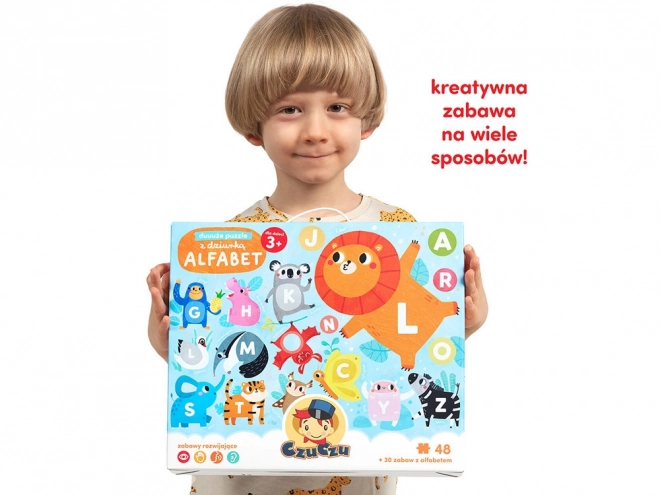 CzuCzu Großes Puzzle mit Loch Alphabet
