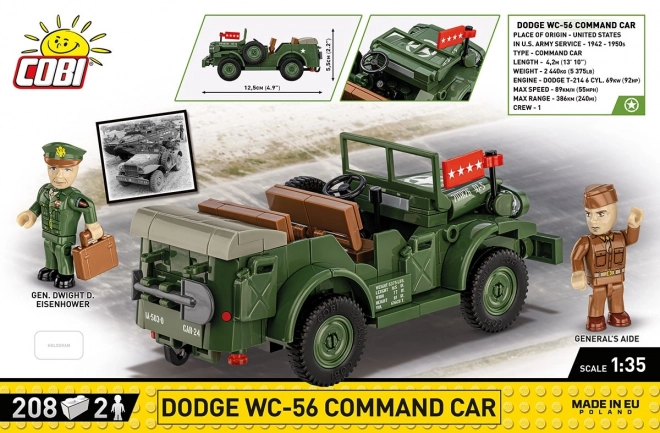 Klemmbausteinset Dodge WC-56 Command Car