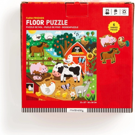 Mudpuppy Bodenpuzzle Freunde vom Bauernhof