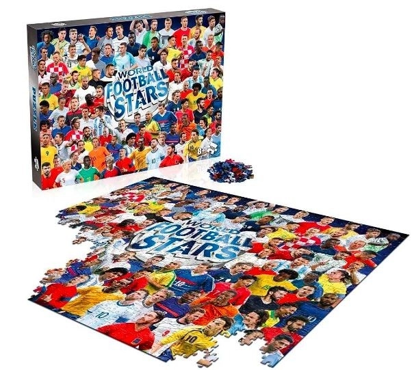 Puzzle 1000 Stück Weltfußballstars