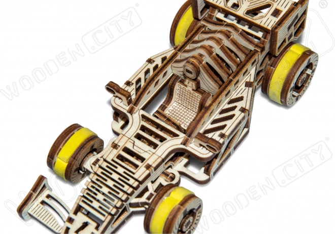 Holz 3D Puzzle Rennwagen