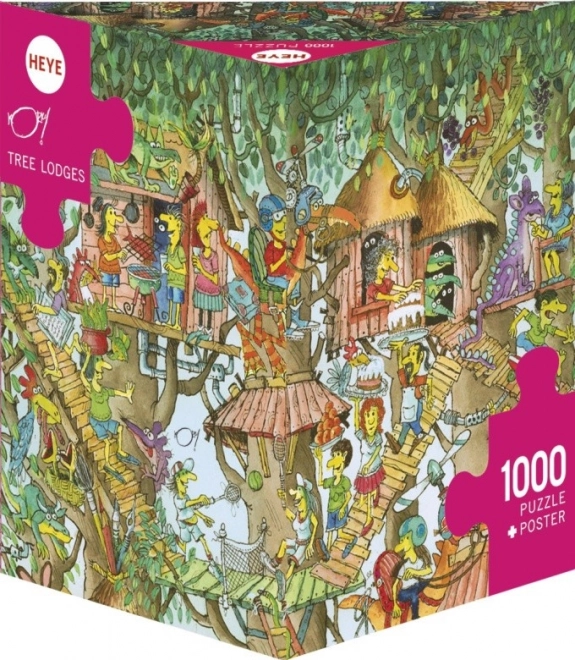 Heye Puzzle Baumhäuser 1000 Teile