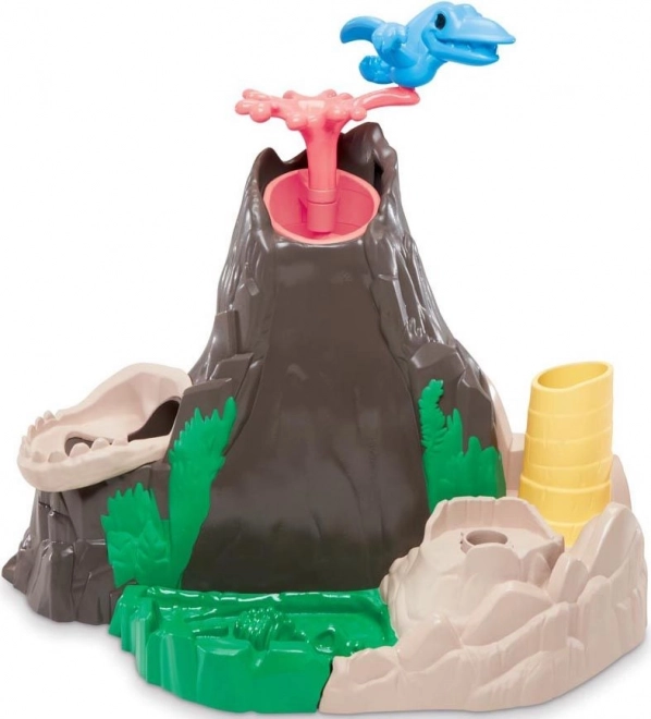 Dino Crew Lava Insel Vulkan Set mit HydroGlitz Eiern
