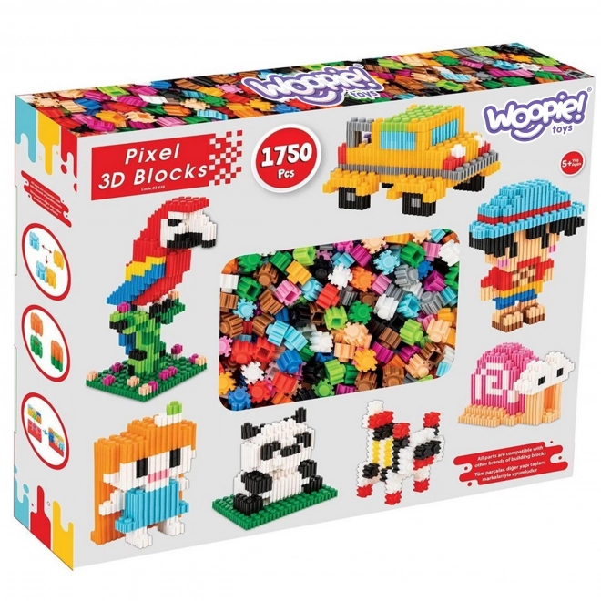 3D-Baukasten PIXEL 1750 Stk.