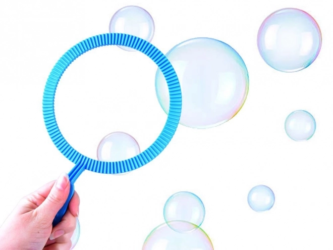 Seifenblasen-Set mit Netz - Flüssigkeit, Unterlage und Ring