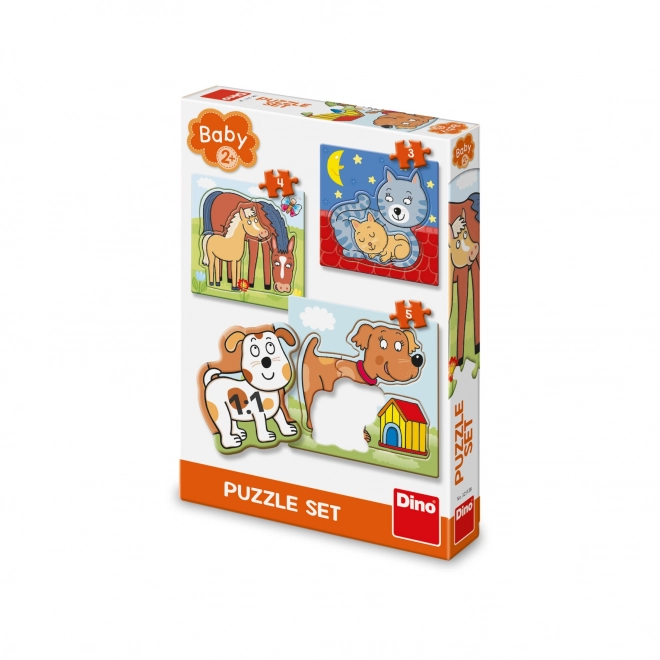 Tierpuzzle-Set für Kleinkinder