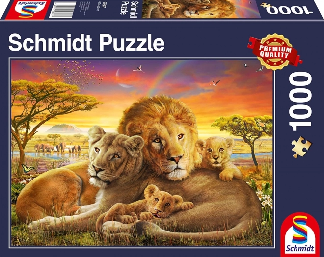 Schmidt Puzzle Kuschelige Löwen 1000 Teile