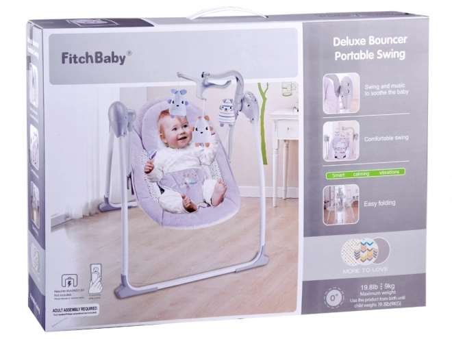 Elektrische Babywippe mit Naturklängen