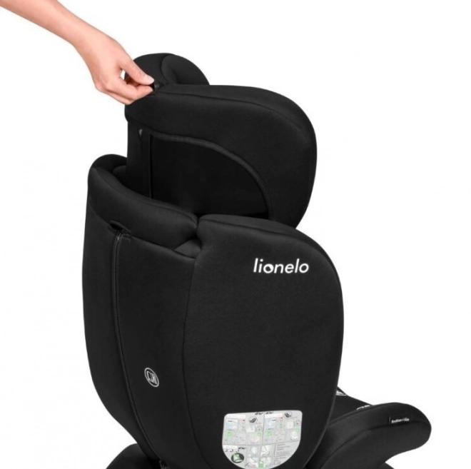 Rotierbarer Kindersitz Lionelo Bastiaan i-Size 40-150 cm, Schwarz Grau – Schwarz Carbon