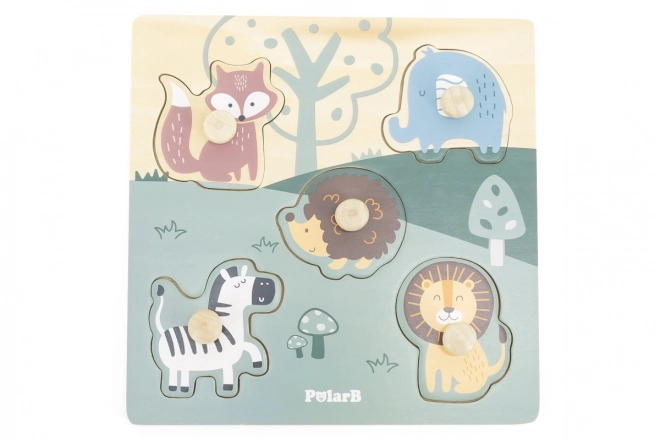 Polar B Puzzle mit Griffen