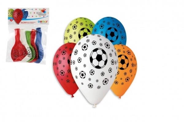 Fußball Luftballons 12 Zoll, 30 cm Durchmesser, 5 Stück