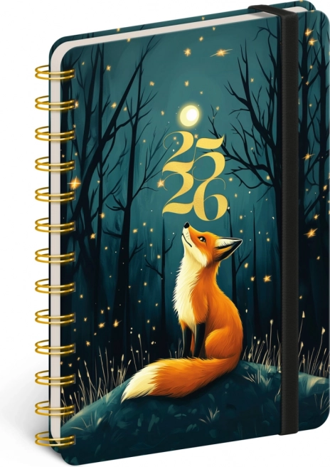Spiral 18-monatiger Kalender Petito Fuchs 2025/2026