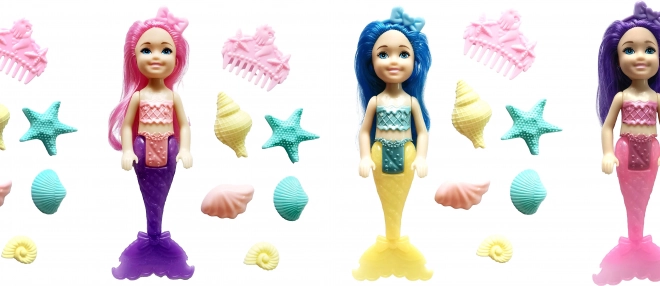 Meerjungfrau Spielzeugpuppe 15 cm