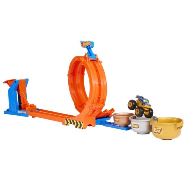Hot Wheels Monster Trucks Looping-Strecke mit Bigfoot