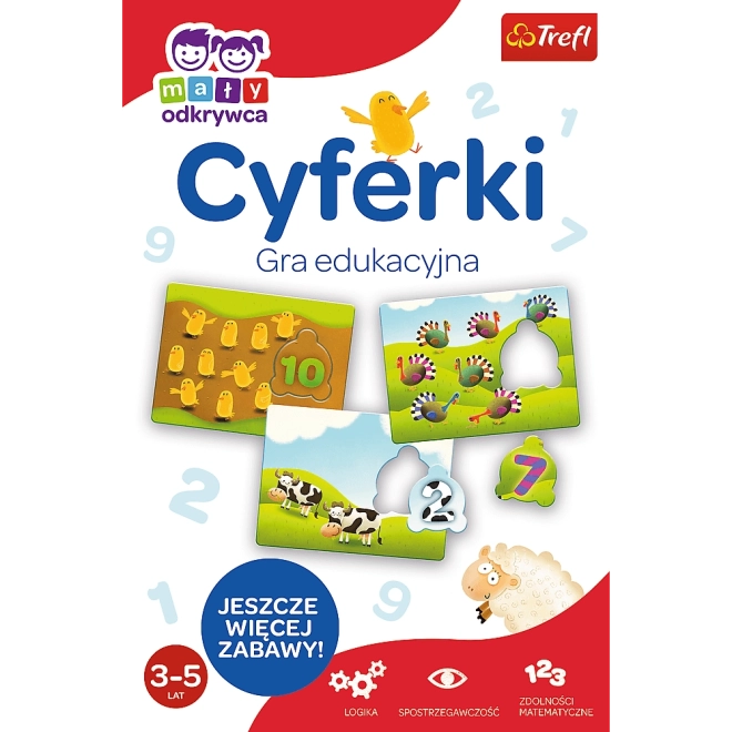 Lehrreiches Spiel Zahlen aus der Reihe Kleiner Entdecker Trefl