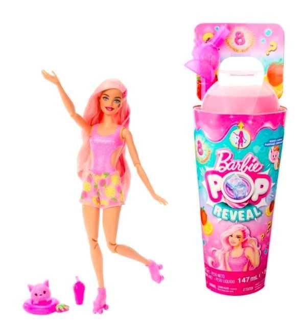 Barbie Pop Reveal Fruchtiger Saft Puppe Blond