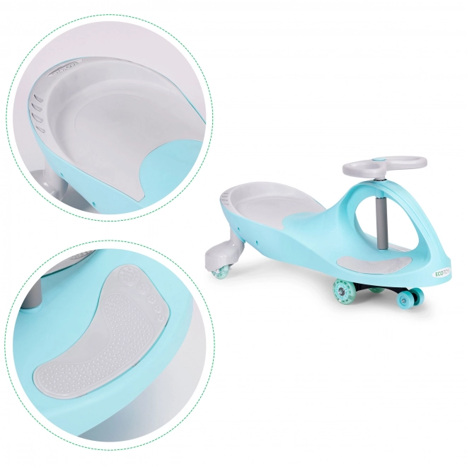 Wiggle Car Kinderfahrzeug mit LED Rädern Blau