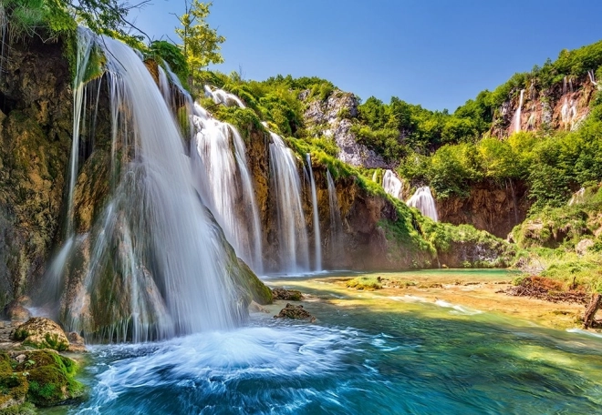Puzzle Land of the Falling Lakes