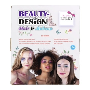 Lukky Set für Haar- und Make-Up-Design für Kinder