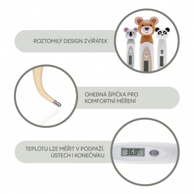 Digitales Thermometer mit flexibler Spitze Bär