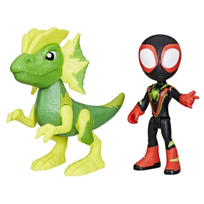 Spidey und seine fantastischen Freunde 2er-Set Figuren Helden und Dino-Verbrecher