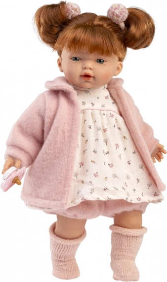 Llorens realistische sprechende Puppe mit Geräuschen 33 cm