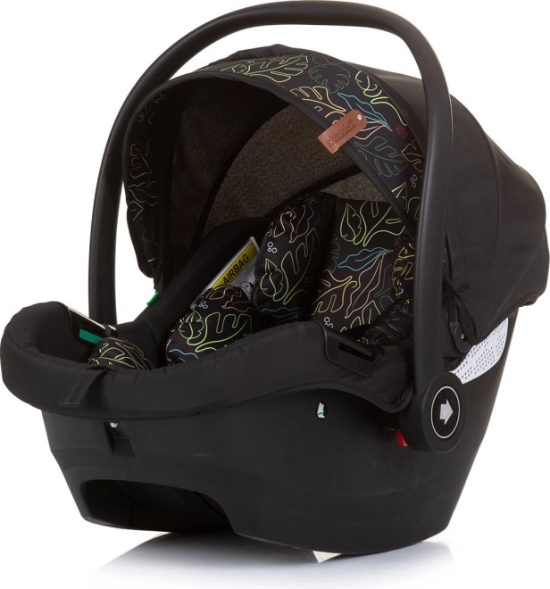 Chipolino Autokindersitz Duo Smart i-Size 40-87 cm, Obsidian Leaves