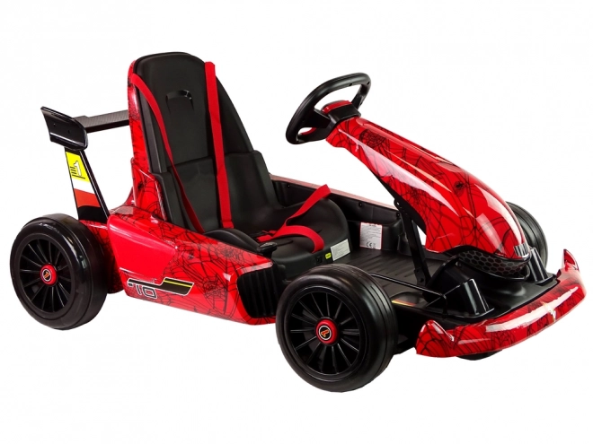 Gokart mit Batterie Rot Spider