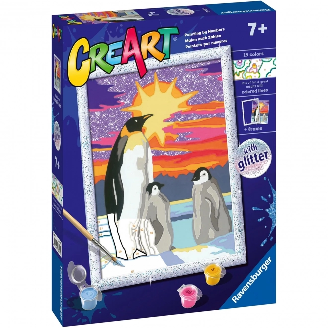 CreArt Pinguin-Malset für Kinder