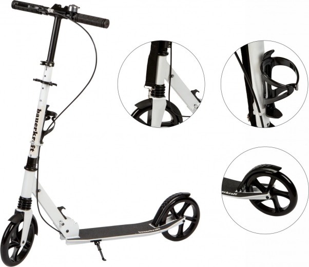 Sanftes Fahren dank großer Räder und Federung