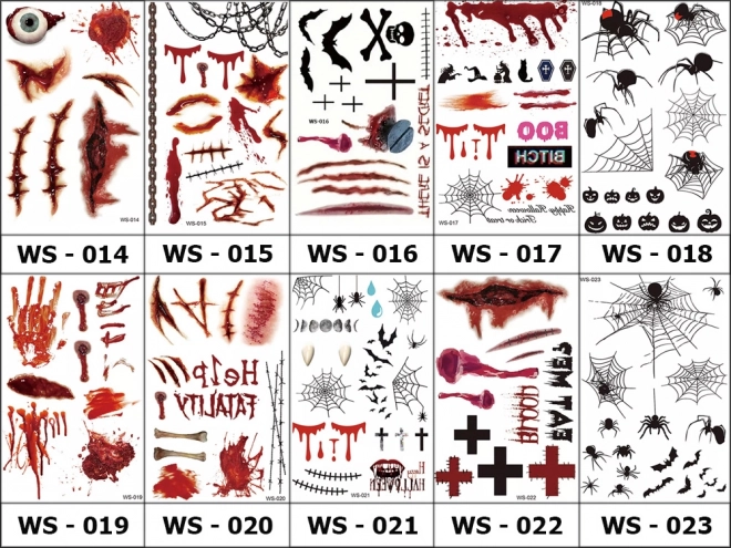 Halloween Tattooset