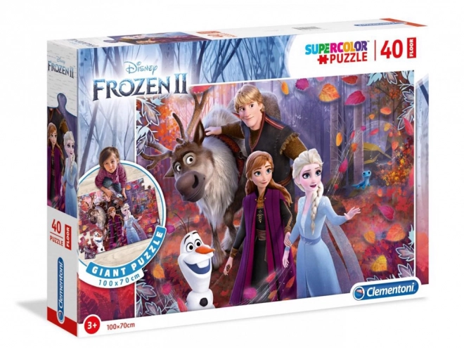 Puzzle Fußboden 40 Stück FROZEN