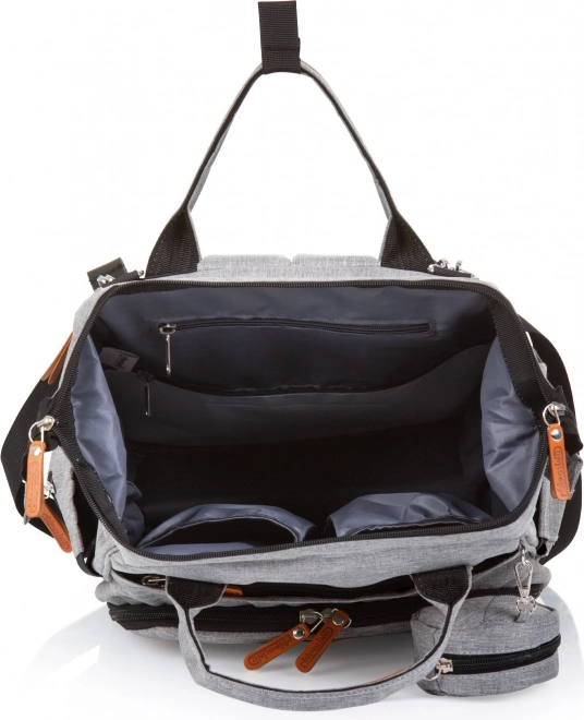 Praktischer Baby-Rucksack Ash Grey