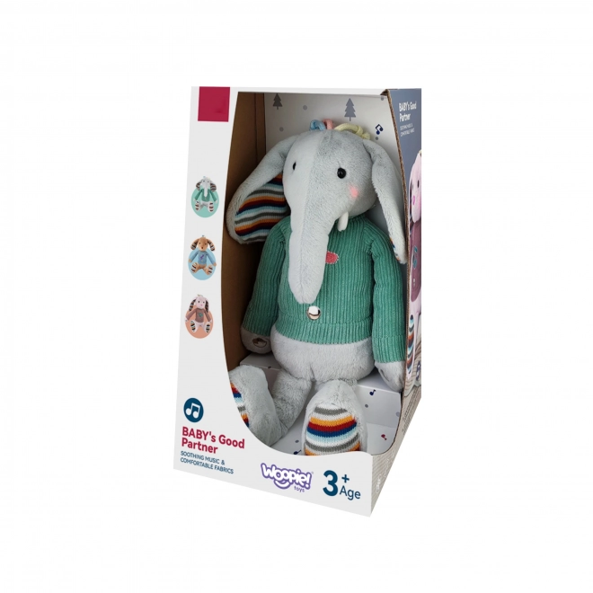 Interaktiver Elefant Stofftier mit Klang und Licht