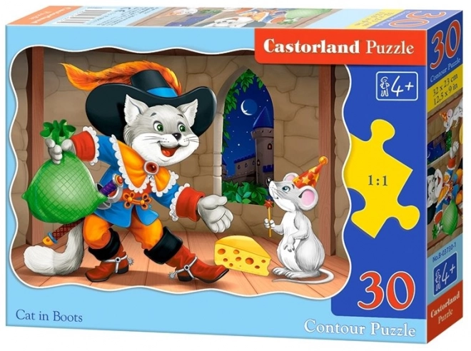 Puzzle 30 Teile Der gestiefelte Kater