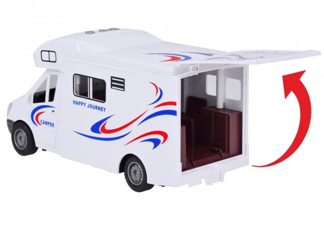 Campingauto mit realistischen Effekten
